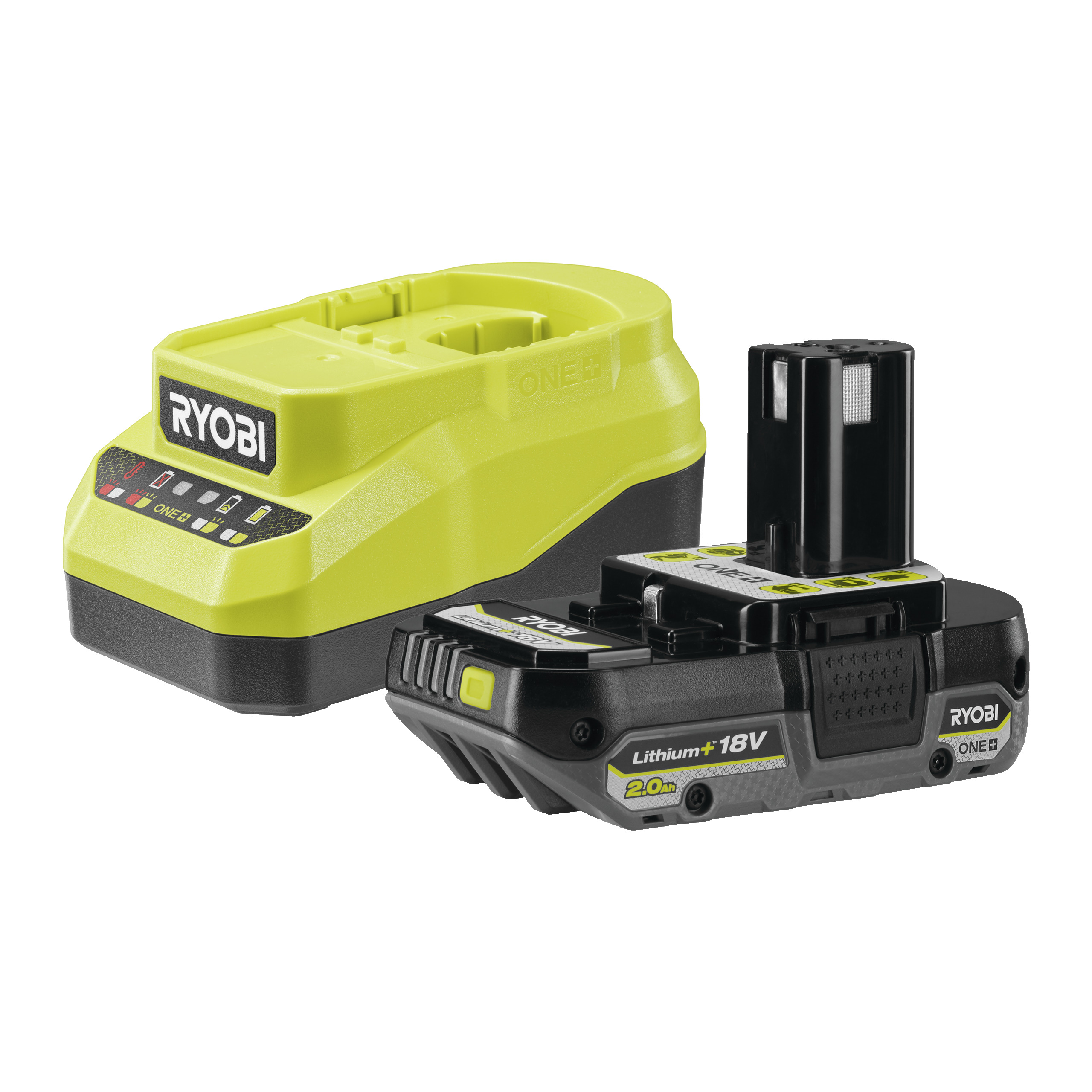 ONE+™ 18V 1x 2,0 Ah Lithium+ accu & lader set_hero_1
