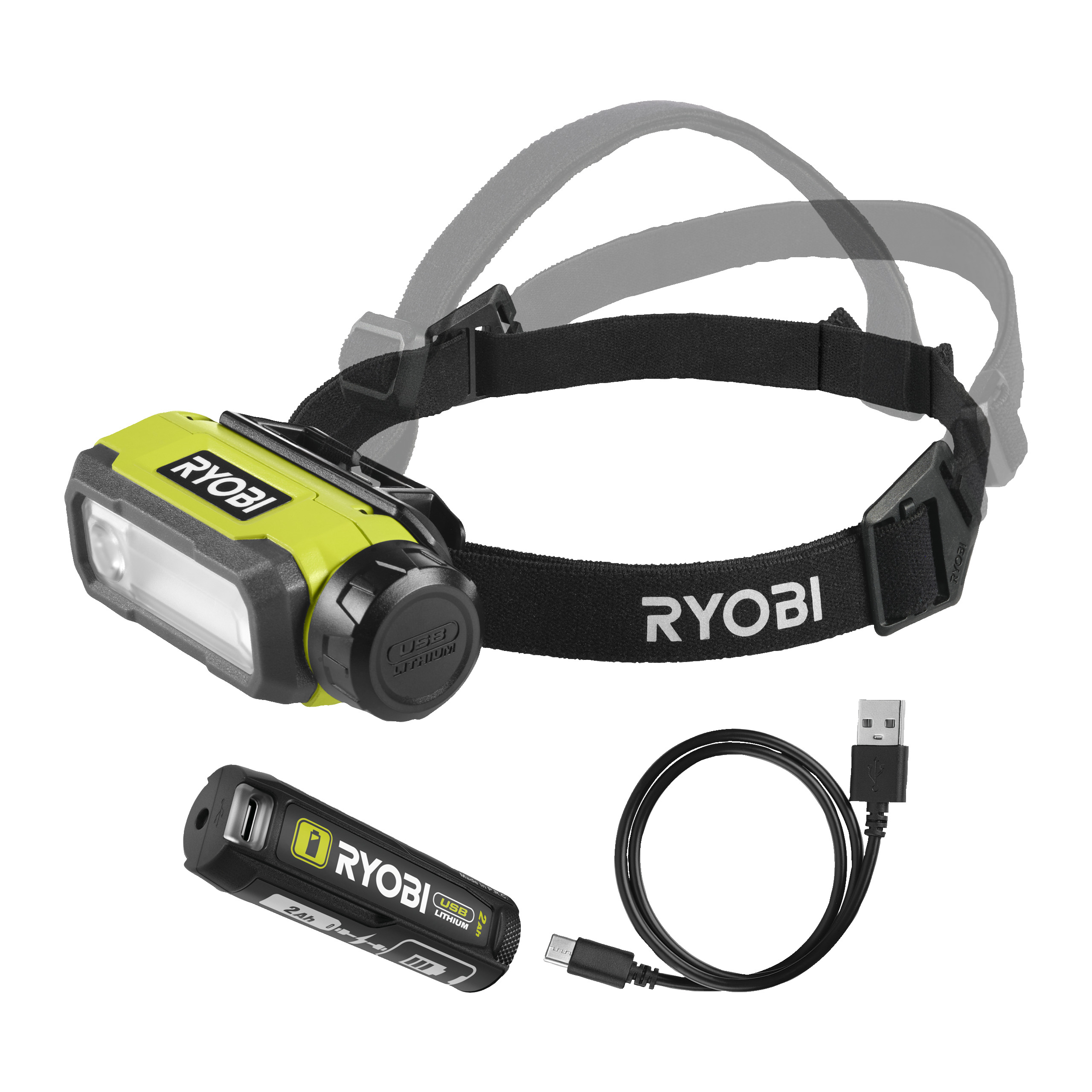 USB Lithium™ 4V Accu Hoofdlamp (incl. 1x 2,0 Ah accu & oplaadkabel)_hero_8