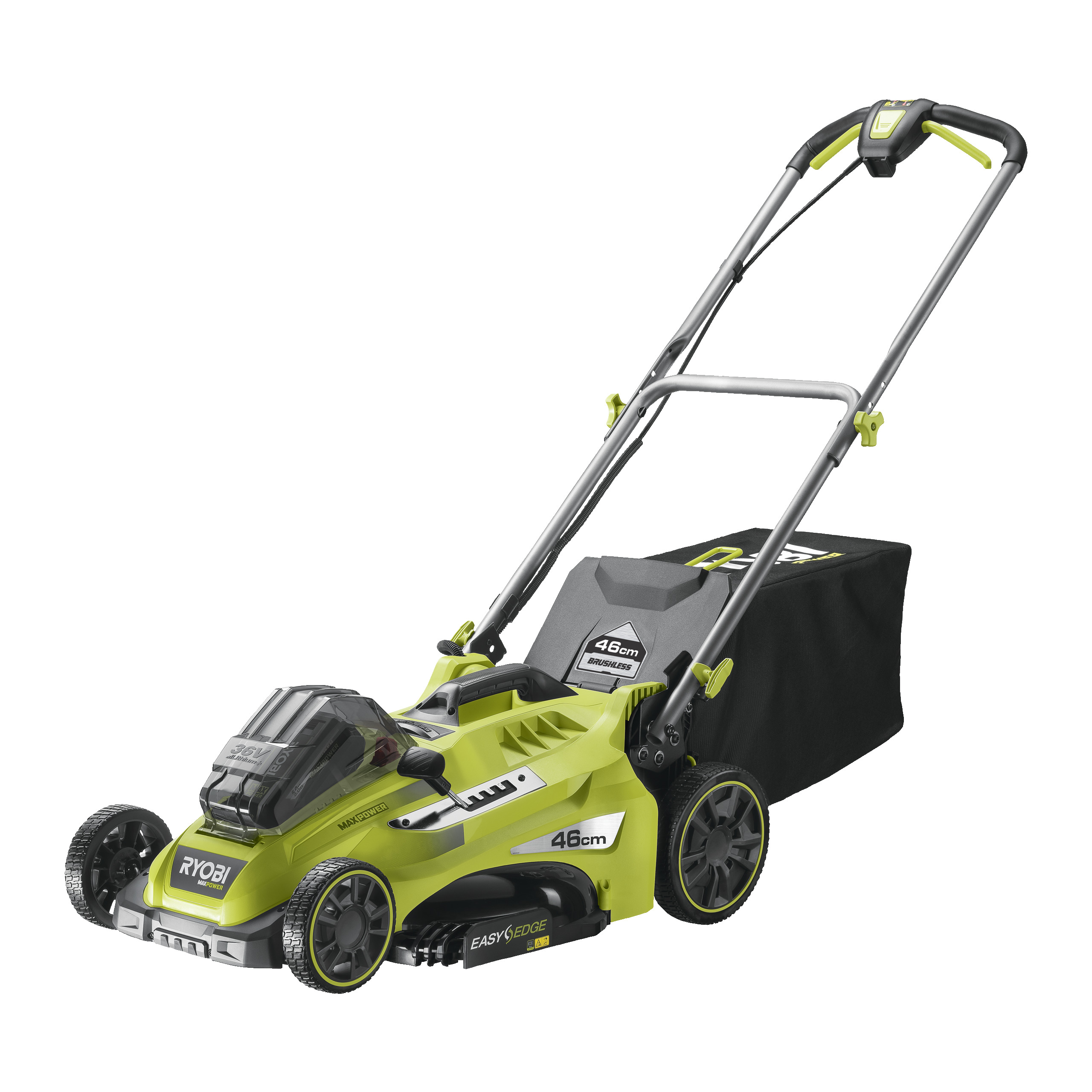 Kosiarka 46cm bezprzewodowa 36V MAX POWER ze wspomaganiem w zestawie z akumulatorem 5.0Ah _hero_9