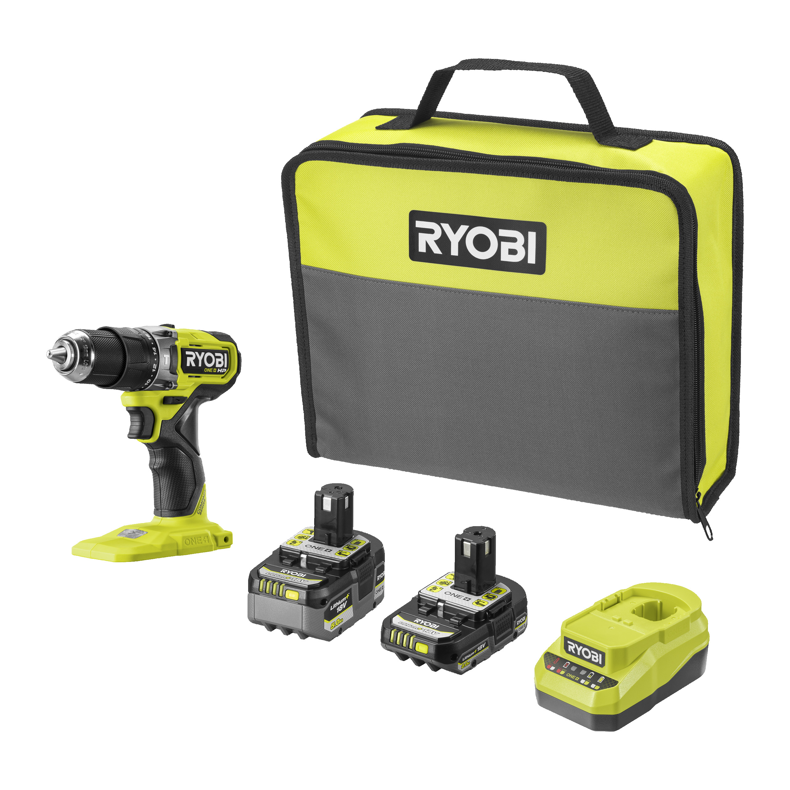 Perceuse-visseuse à percussion Brushless ONE+ HP™ Performance (1 x 2,0 Ah & 1 x 5,0 Ah)_hero_9