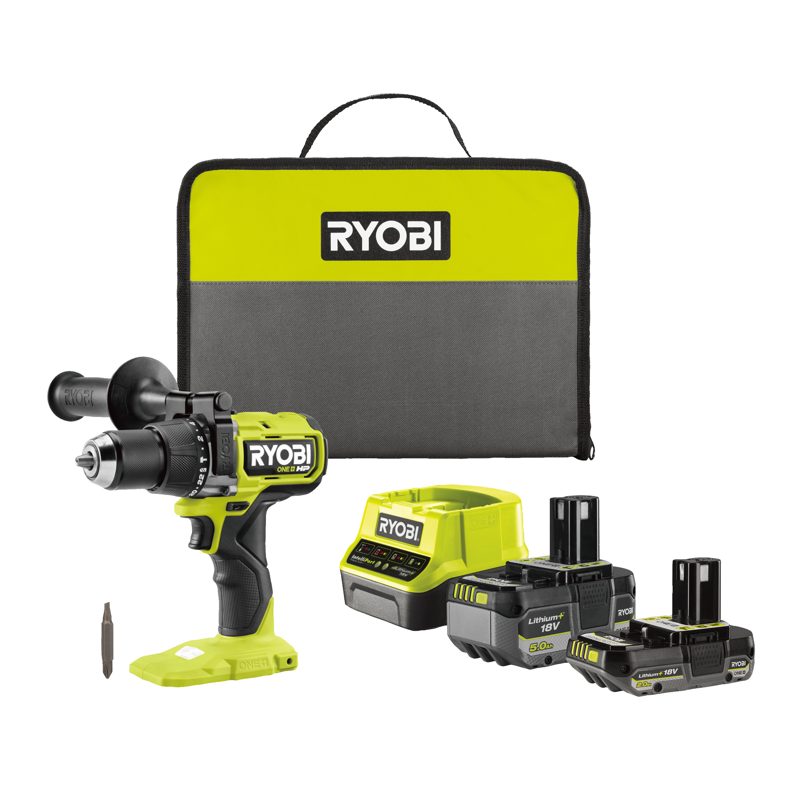 Taladro percutor sin escobillas 18V ONE+™ HP (1x 5.0Ah, 1x 2.0Ah)_hero_12