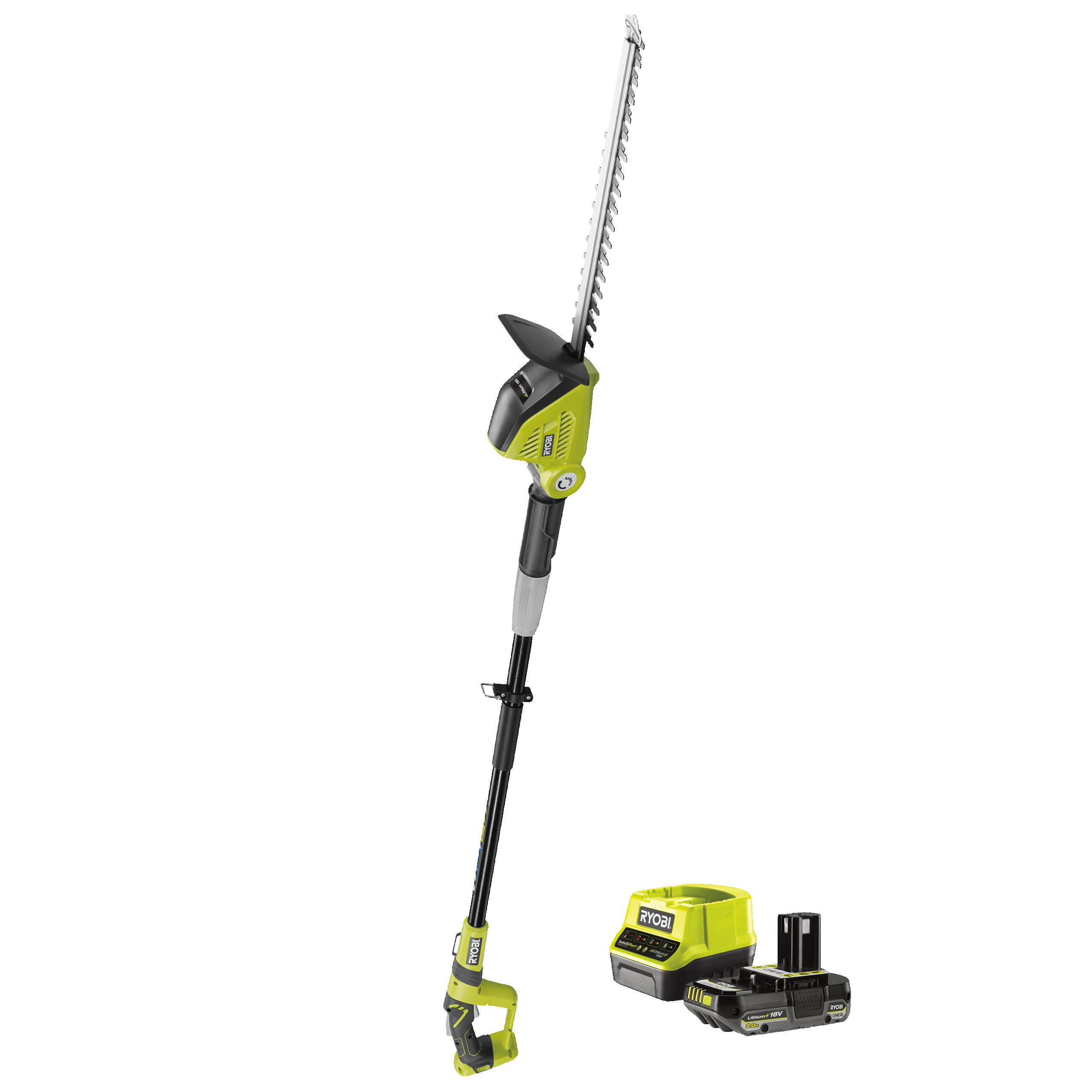 Cordless Hedge Trimmer Kit Extended Pole Hedge Trimmer 45cm Ryobi 18v One™ Rpt184520c 7001