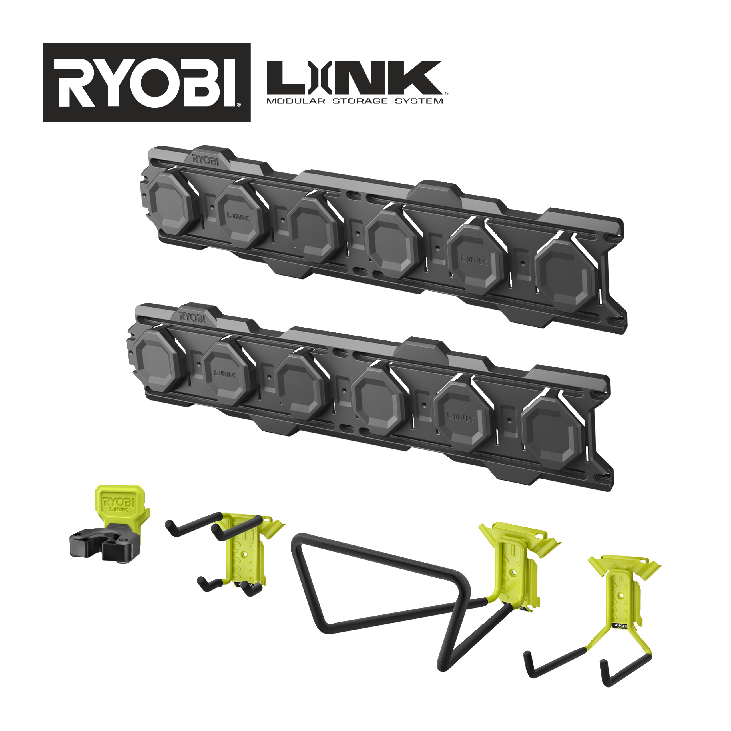 Kit de inicio para almacenamiento en pared de 6 piezas RYOBI®LINK_hero