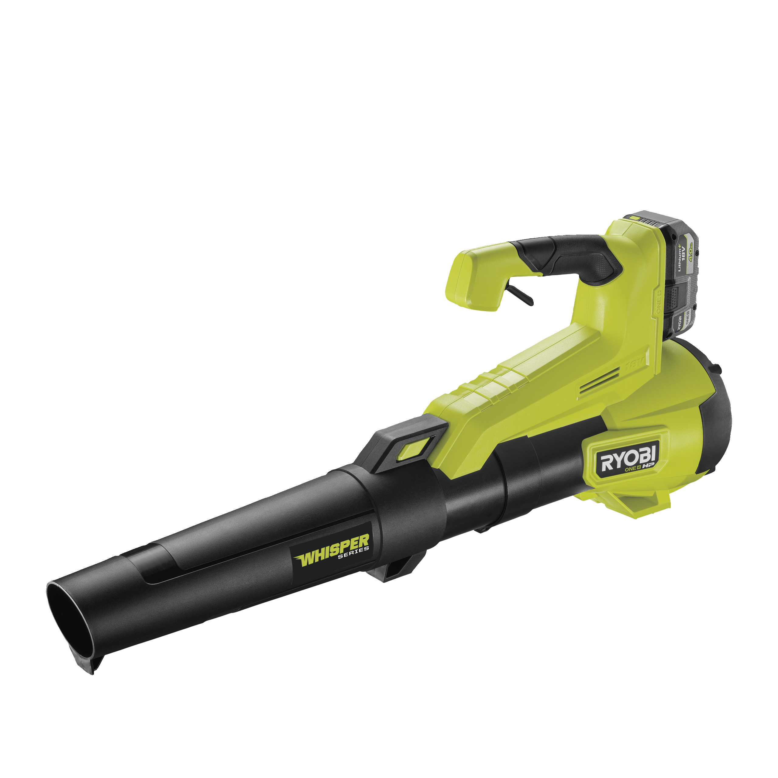 Battery and Charger Not Included Ryobi 40-Volt Baretool Lithium-Ion Cordless Jet Fan Leaf Blower with Variable-Speed 110 MPH 500 CFM; 2019 Model RY40460 