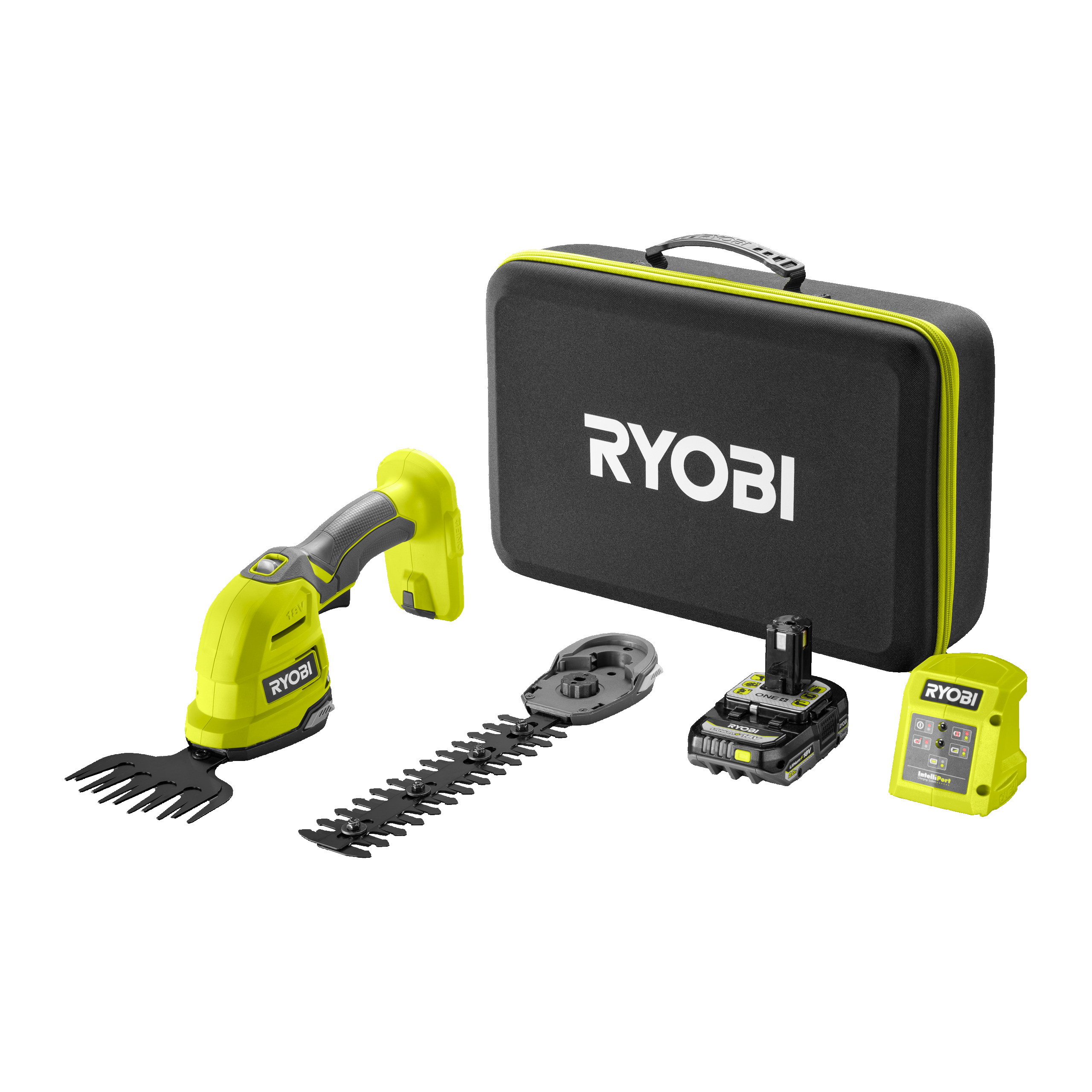 ONE+™ 18V Accu Gras-Buxusschaar (incl. 1x 2,0 Ah accu & lader)_hero_10