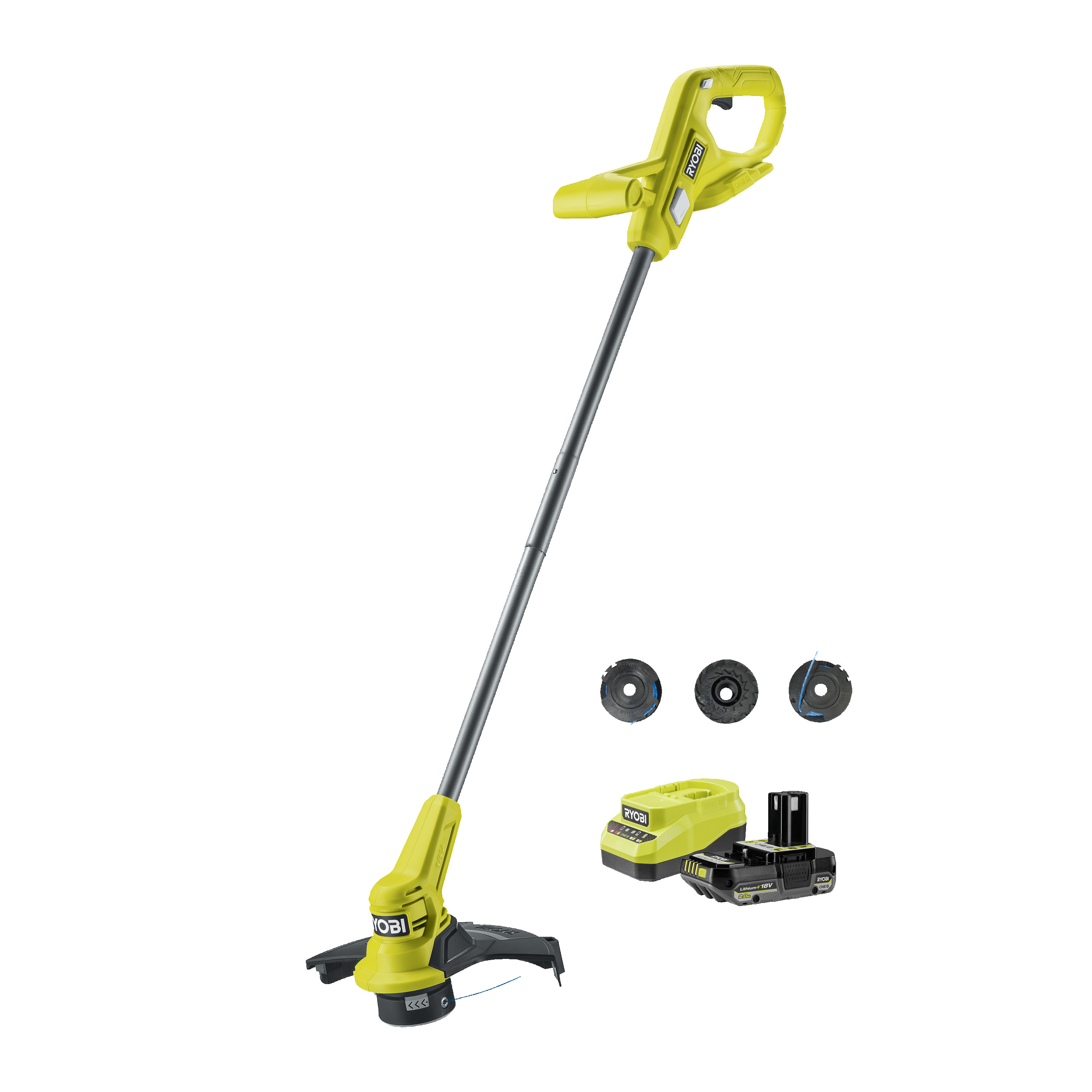 18V ONE+™ Cordless 23cm Grass Trimmer Starter Kit (1 x 2.0Ah)_hero_8