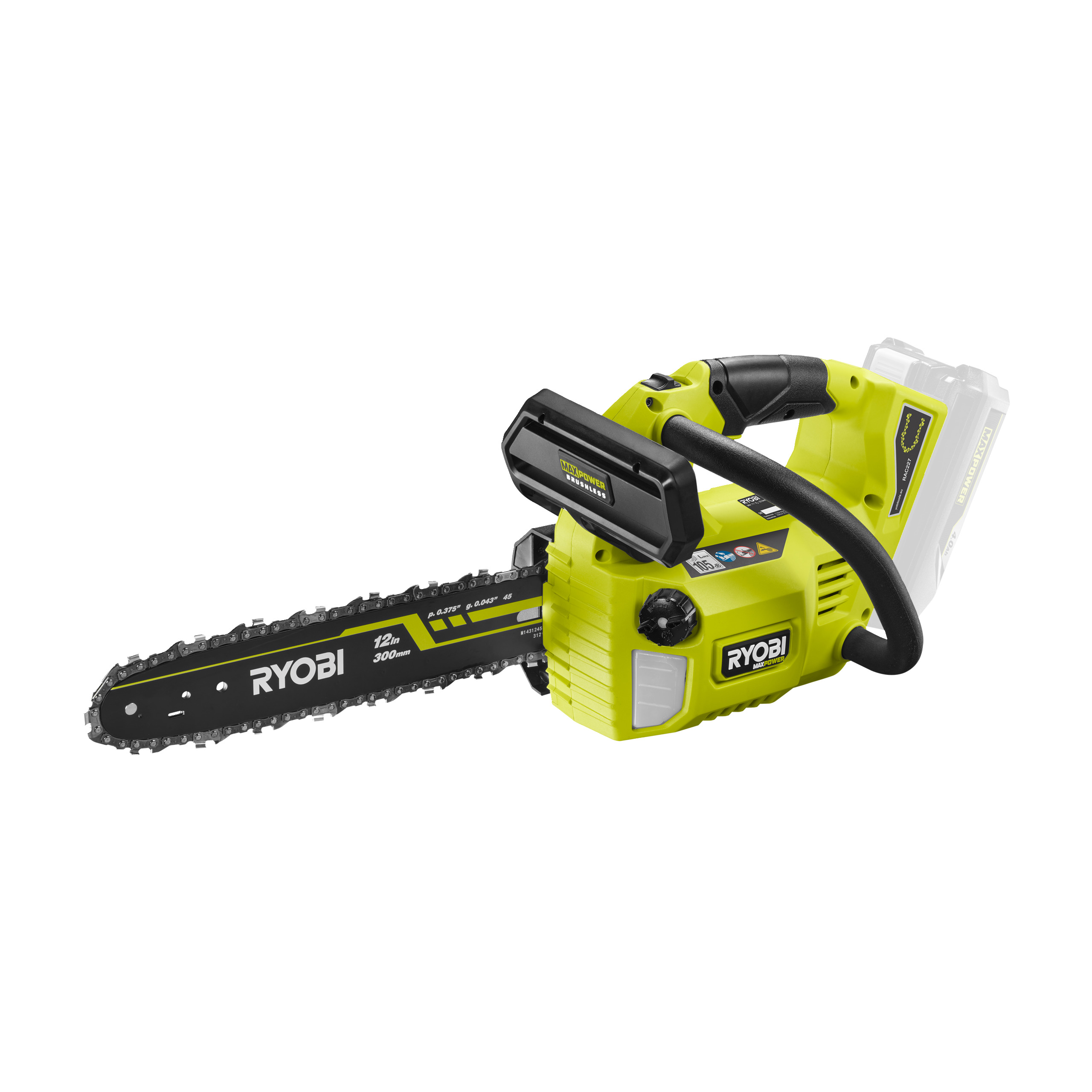 Elettrosega compatta top handle brushless 36V MAX POWER, barra 30 Elettrosega compatta top handle brushless 36V MAX POWER, barra 30